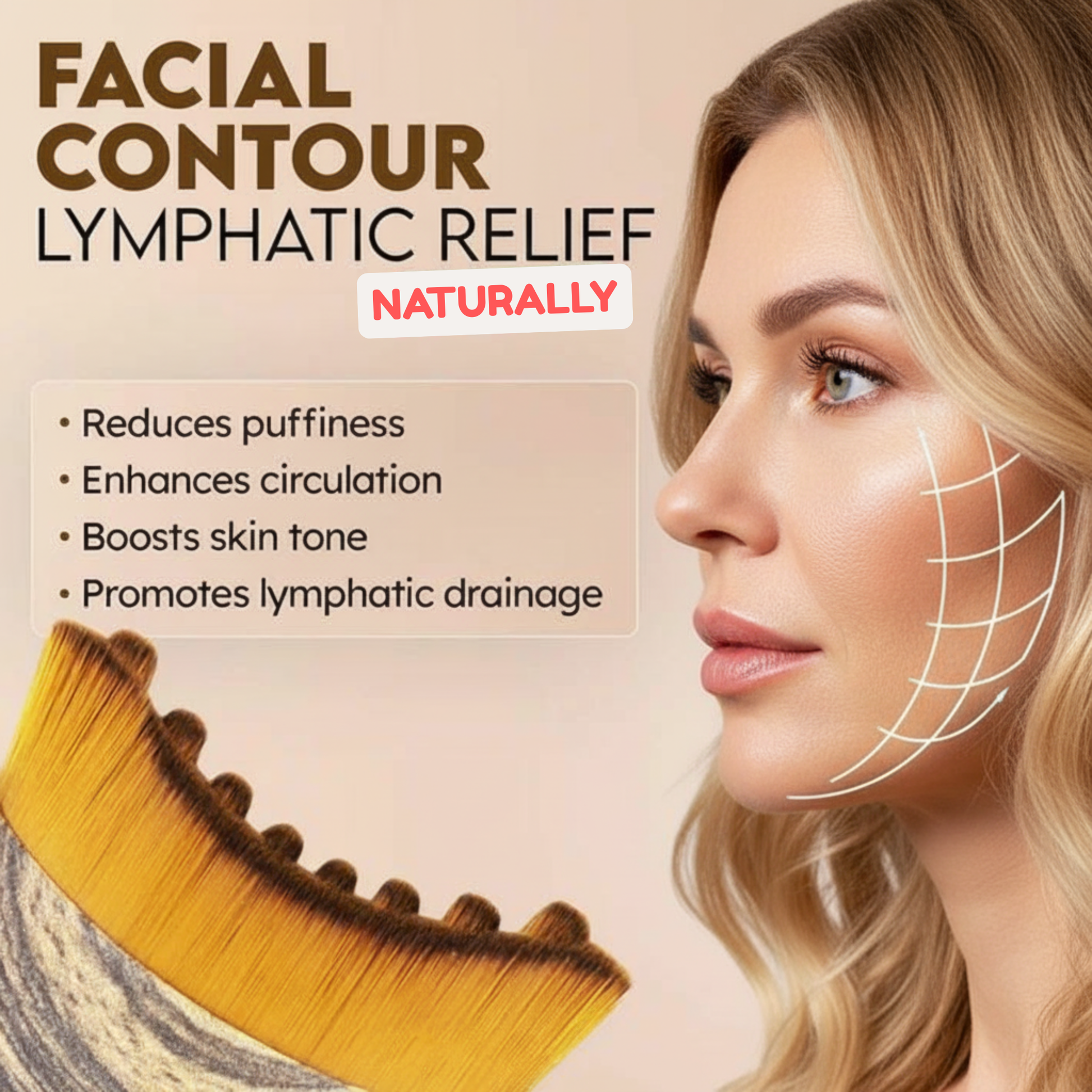 ContourLift™ Lymphatic Facial Brush